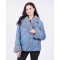 Куртка-косуха женская голубого цвета ALVO