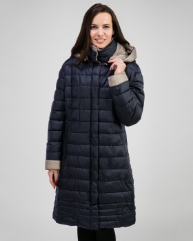 Женское демисезонное пальто с утеплителем
