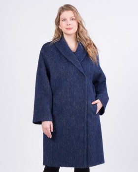 Пальто женское синее ALVO