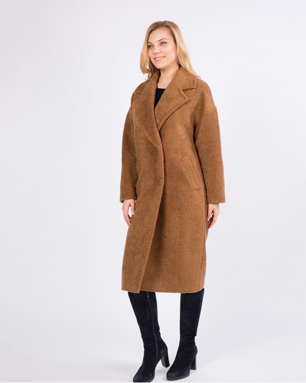Модное плюшевое пальто ALVO